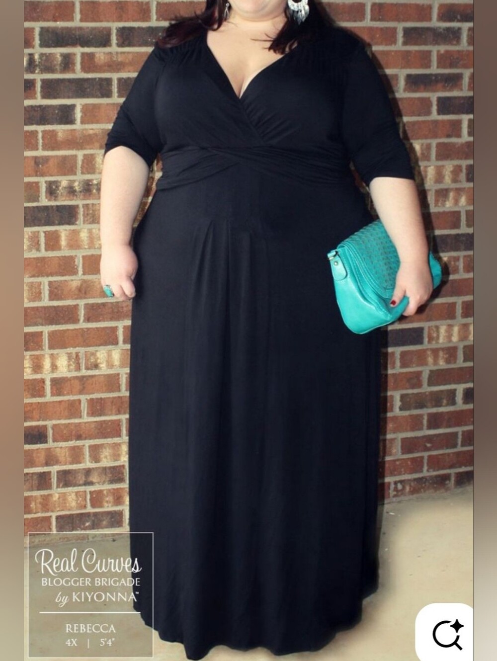 Kiyonna Plus Size Desert Rain Maxi Dress